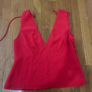 Abercrombie & Fitch red tank top